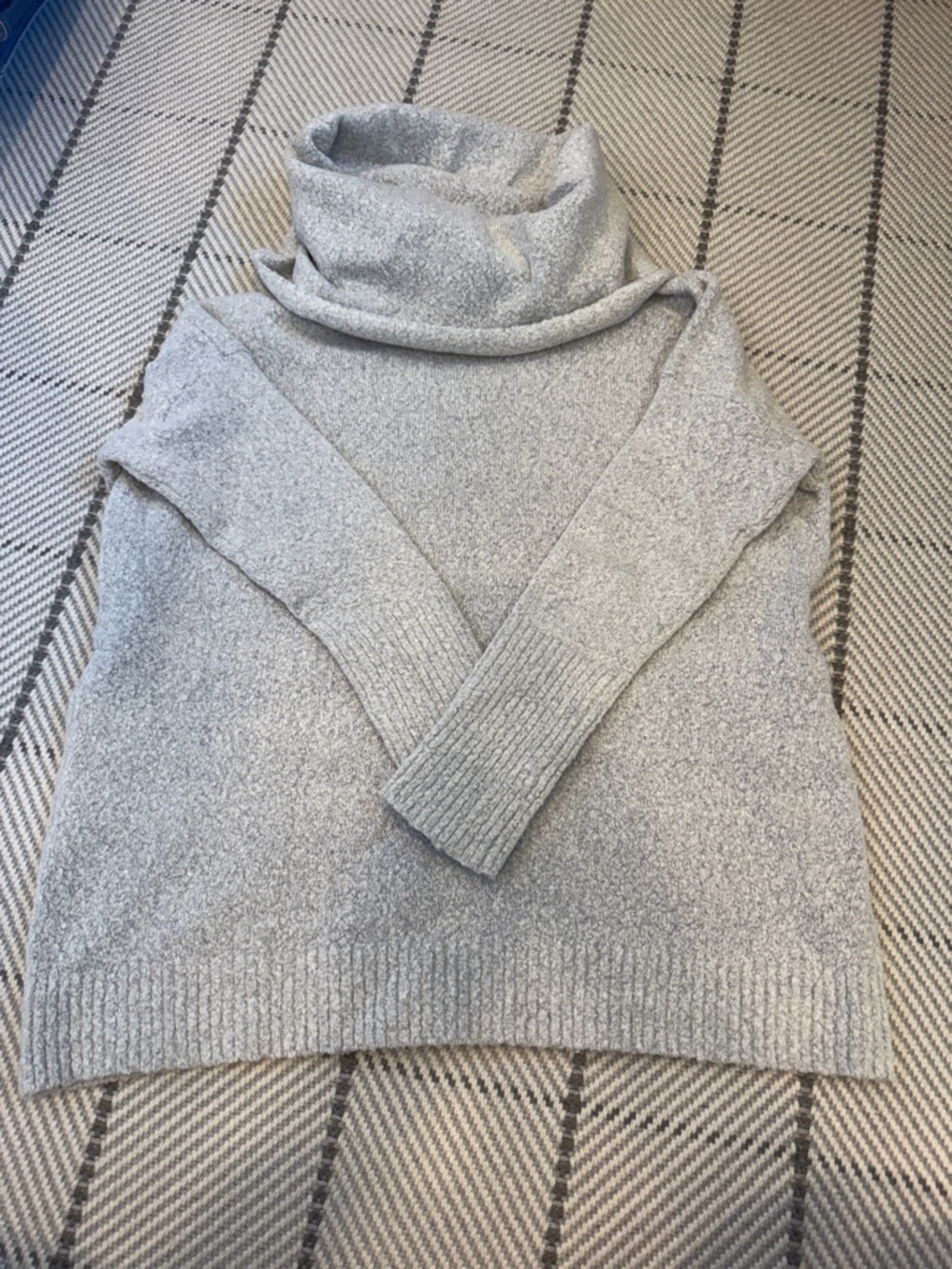 Gray Turtleneck Sweater - Classic Cozy Style